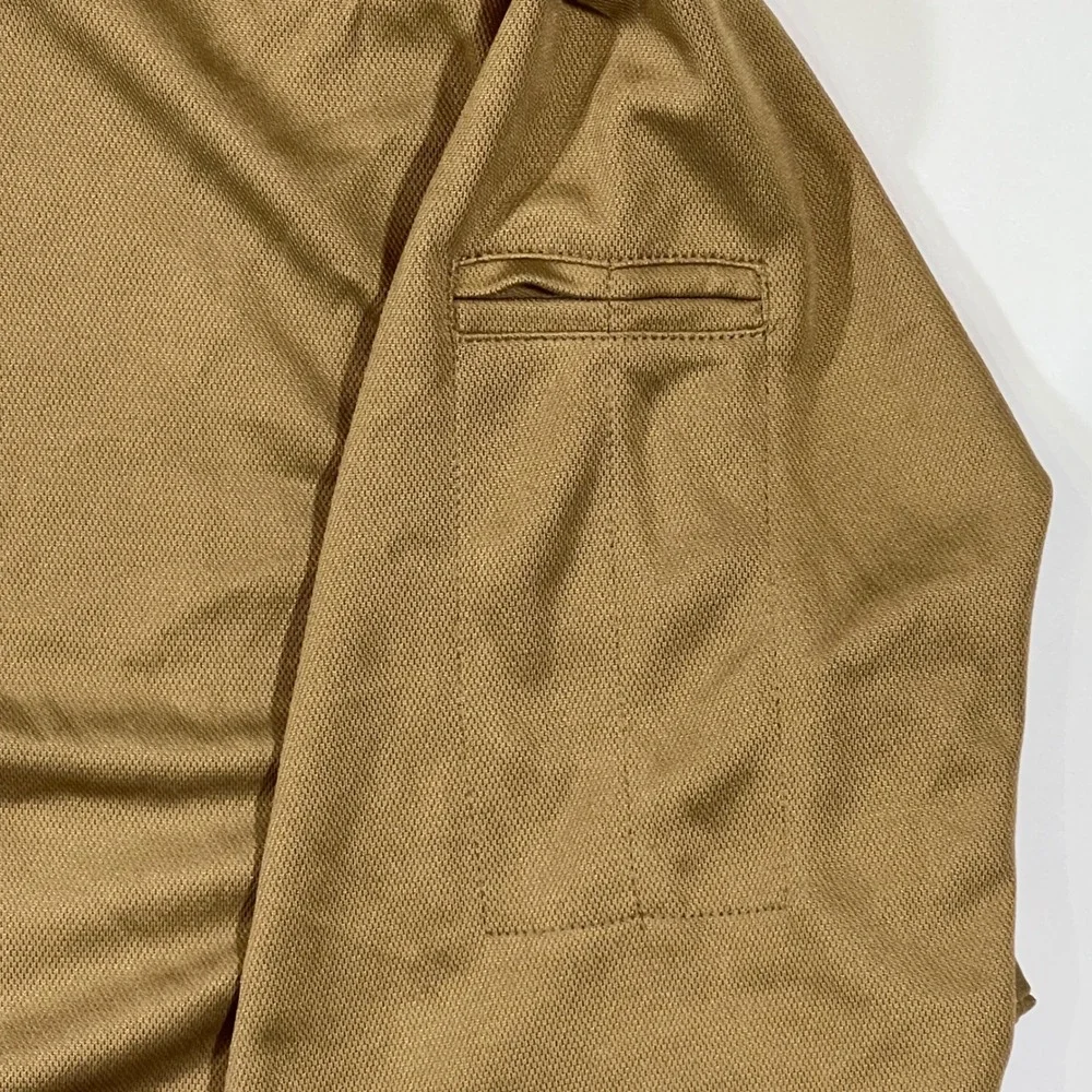 MAGCOMSEN Tactical Polo Shirt Mens 2XL Tan NWT Moisture Wicking Gorpcore Utility